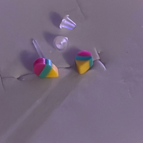 Tiny ice cream earrings - Picture 1 of 1